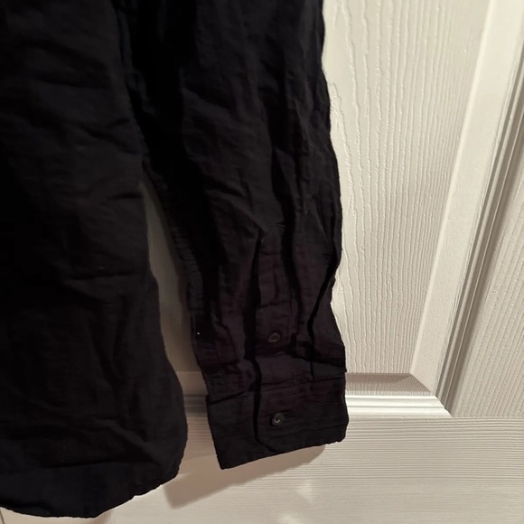 EIGHTY EIGHT MENS LARGE BLACK LONG SLEEVE BUTTON-UP SHIRT REVELATION GRAPHIC - Picture 5 of 10